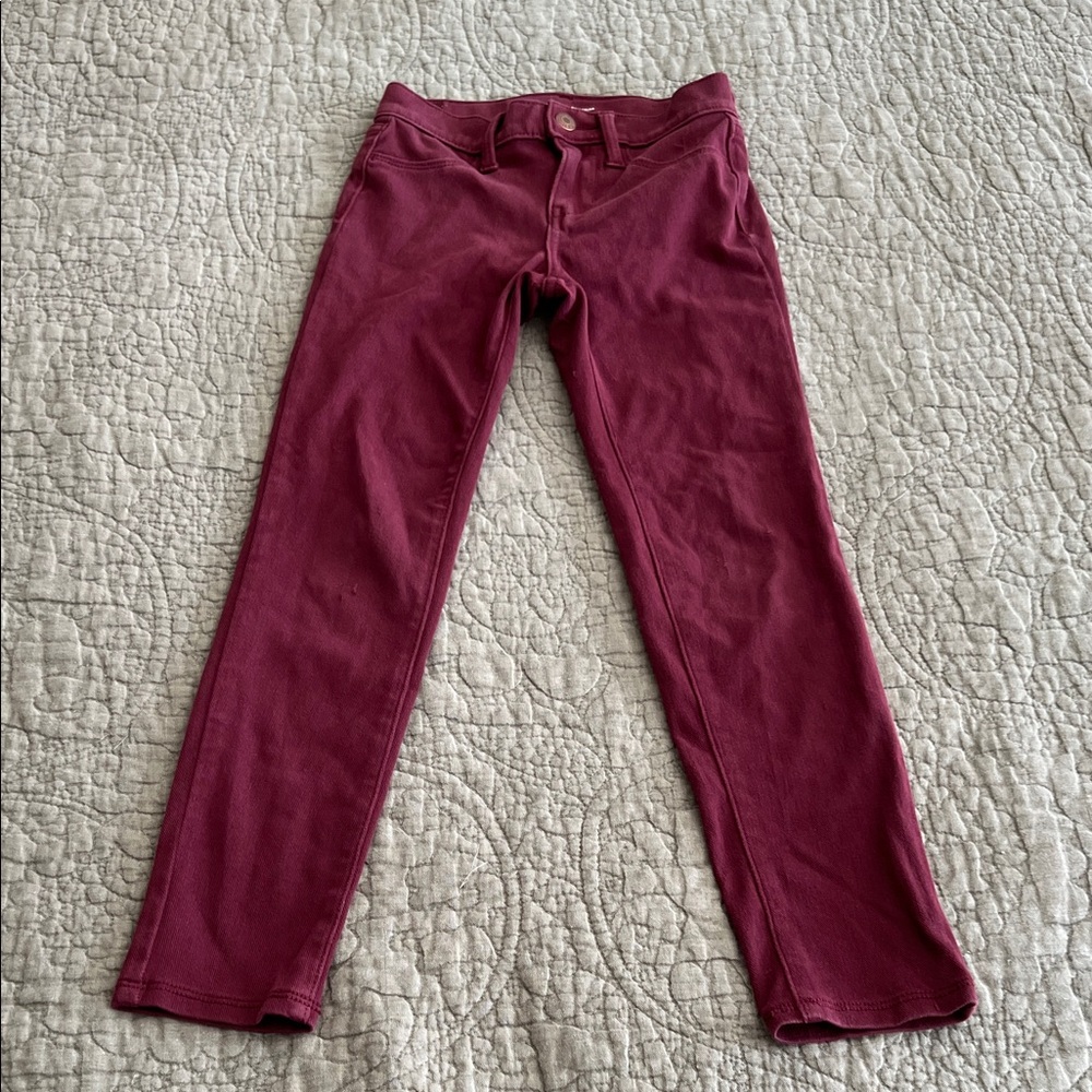Old Navy Ballerina Jeggings in Burgundy